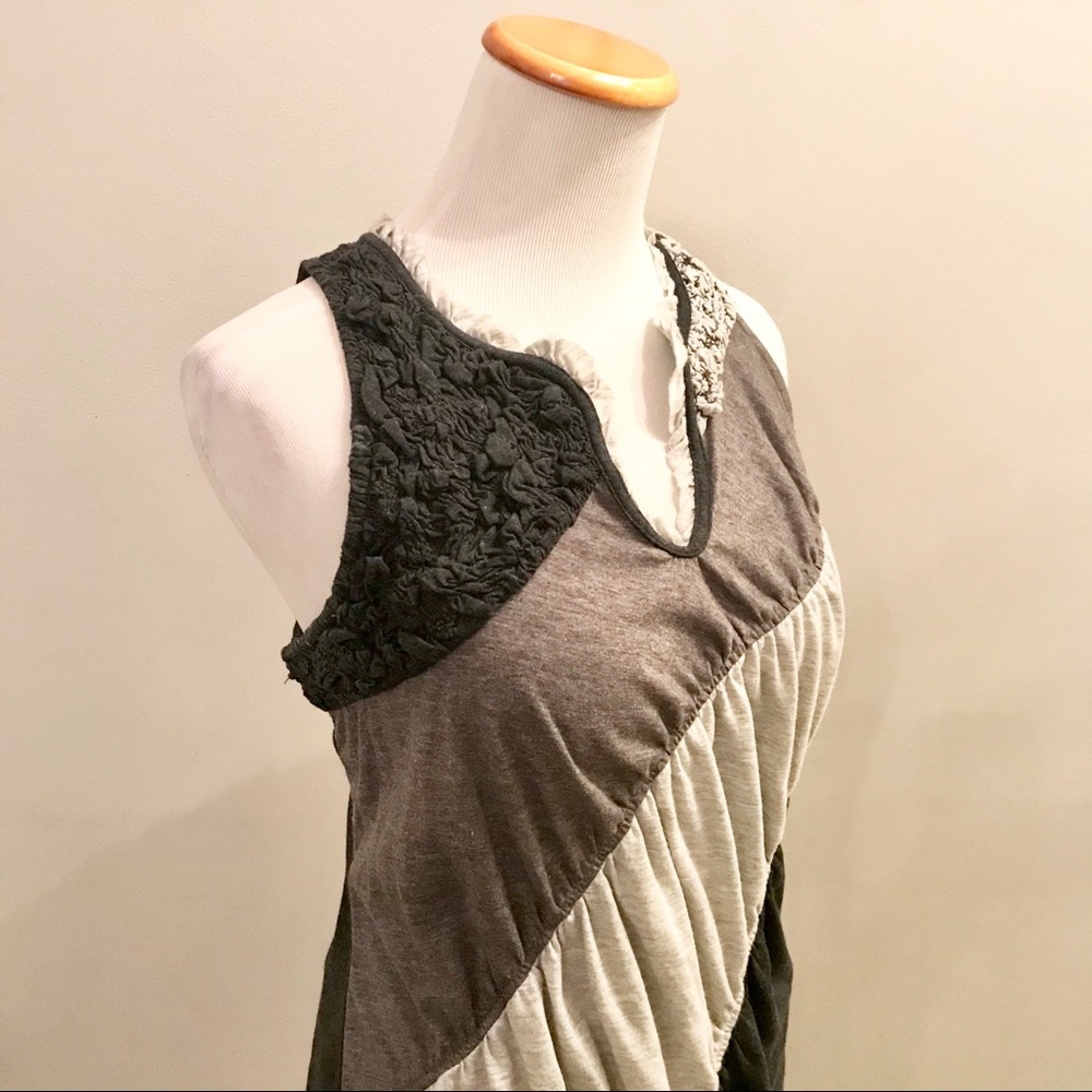Anthropologie Sleeveless Razor Back Top | Size L